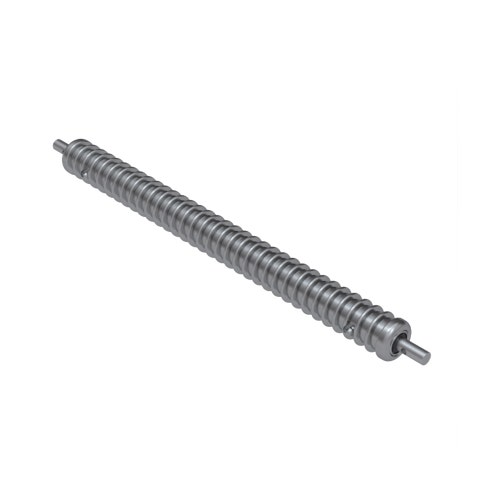 Roller - grooved machined solid steel