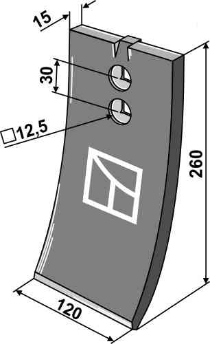 Point fitting for Väderstad 489403 / 489403-1