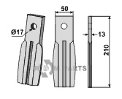 Rotary tine