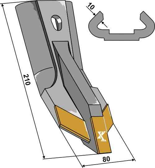 Replacement tip - Hard metal