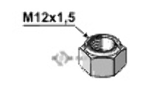 Borgmoer M12x1,5
