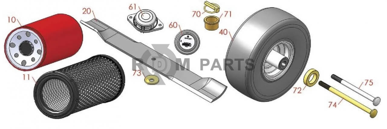 Replacement parts for Jacobsen HR-9016 Parts