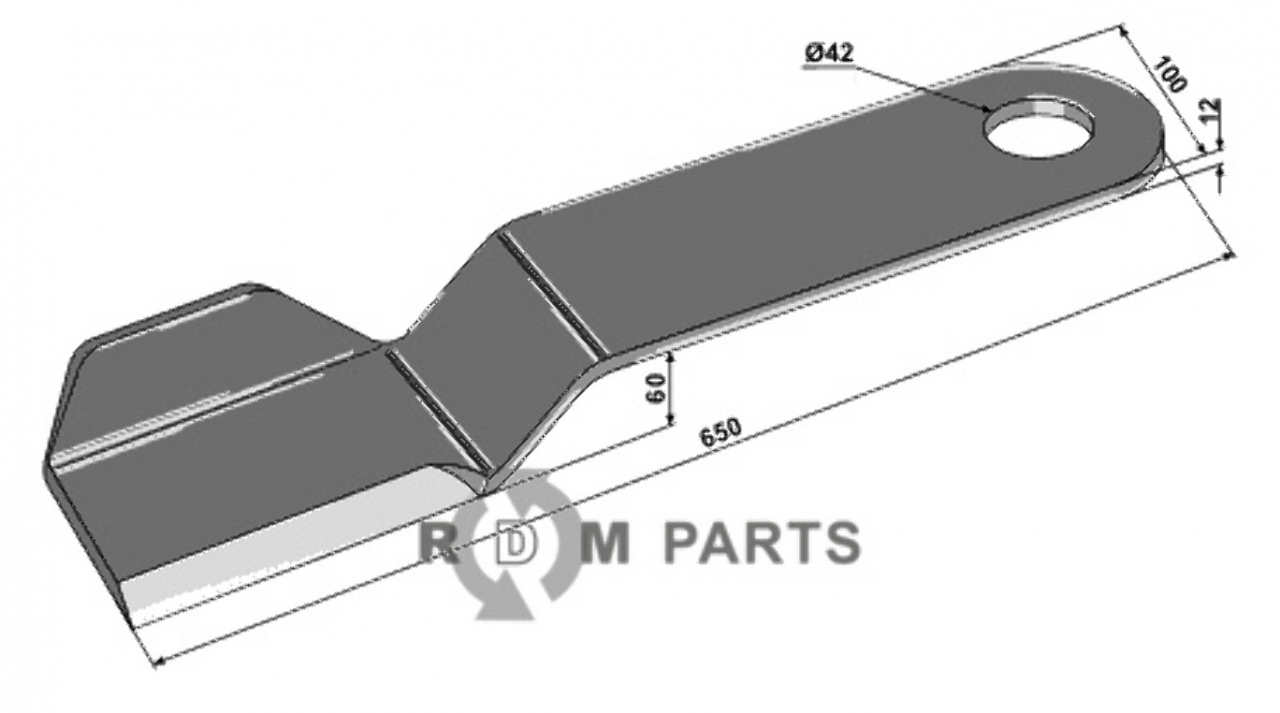 RDM Parts Mes, rechtse uitvoering