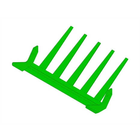 Sod blade - 24 formed w/l tap fingers- hard faced