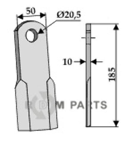 RDM Parts Straight blade