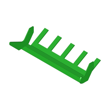 Sod blade - 21 w/short fingers- hard faced - dub end plates