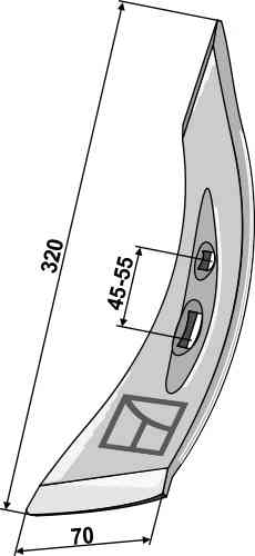 Twisted stubble point Twisted stubble point