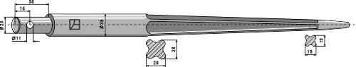 Frontladertand 1400