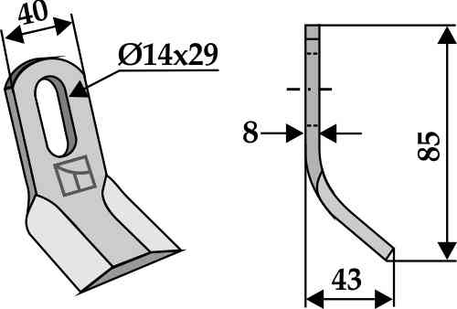 RDM Parts Y-mes passend voor Ferri 0901049