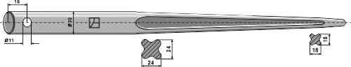 Frontladerzinken 760 geeignet für Mailleux 68001