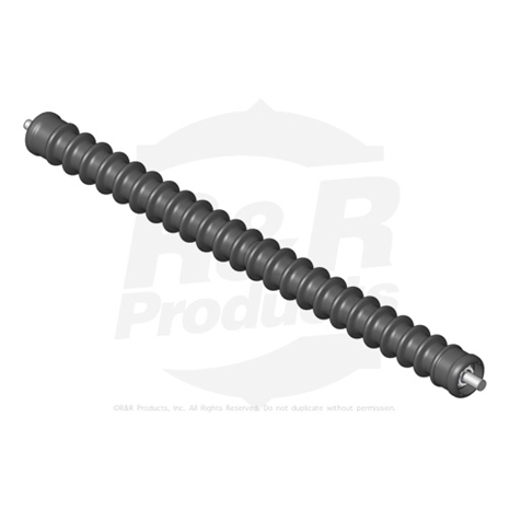 Roller - grooved uhmw polyethylene 