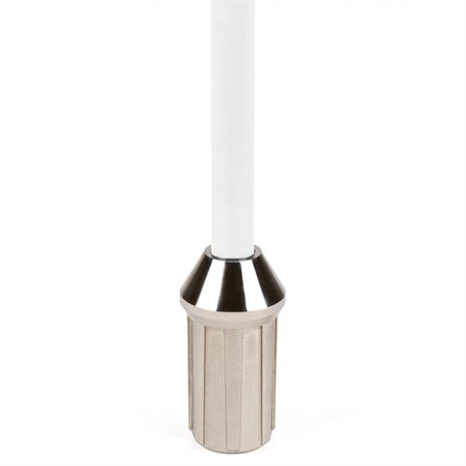 Solid color flagsticks - 1/2" x 7' set/9 - white