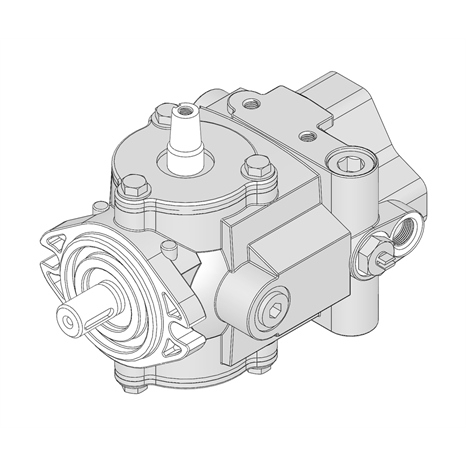 Discontinued - piston motor assy - rear