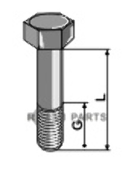 Sechskantschraube mit feingewinde - m18x1,5 - 10.9 51-1850