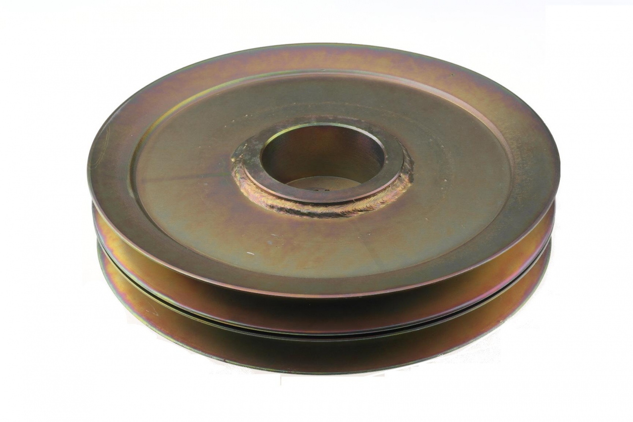 Pulley-driven, double