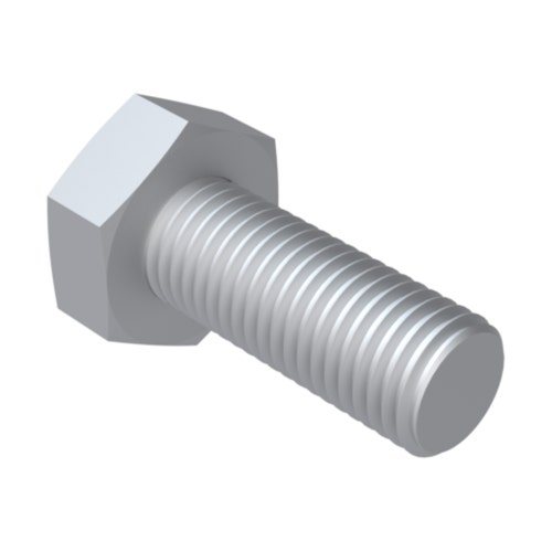 Bolt - 10mm x 1.25 x 25 hex hd