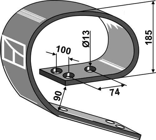 Blattfeder - 150 x 10