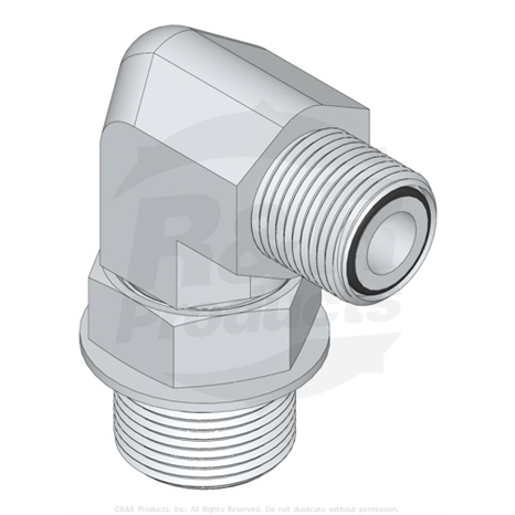 Hydraulic fitting - 90 deg