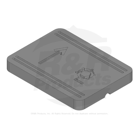 Rubber foot pad - lift Rubber foot pad - lift