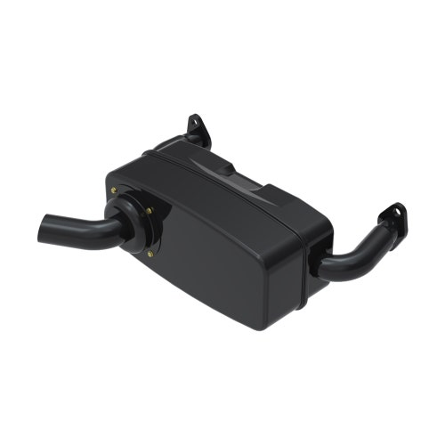 Muffler - dual inlet