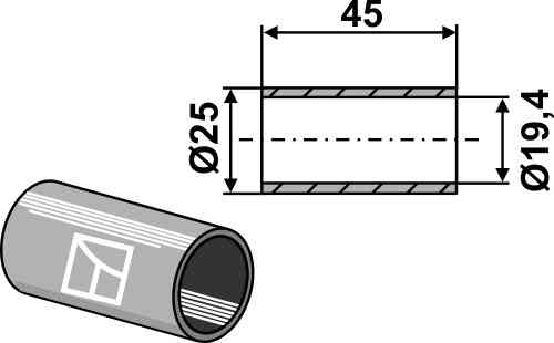 Reduction bush for top hook balls