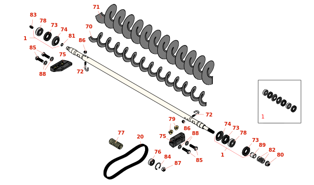 Toro Reelmaster 5510 G Rear Roller Brush