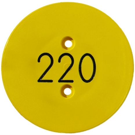 Sprinkler cap yardage marker - 1 number