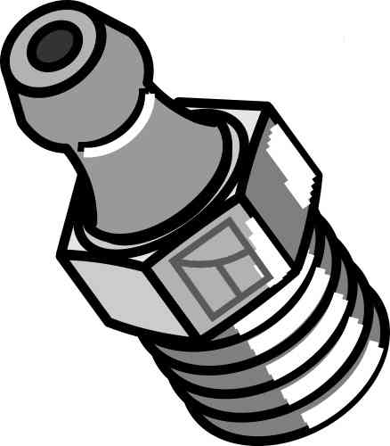 Lubricating nipple - M8