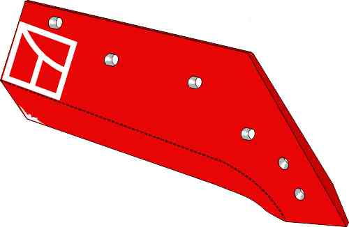 Reversible point share - 14“ - right fitting for Kverneland KK053087