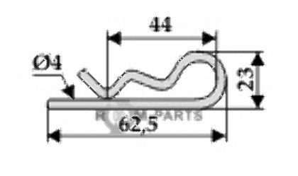 Spezialfederstecker 63-nic-82