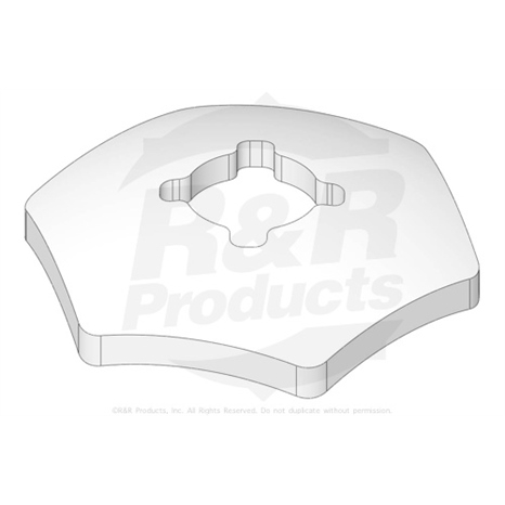 Washer - lock pyramidal