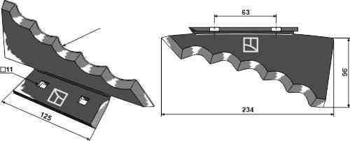 Food mixer knive, right fitting for Keenan 701358 Food mixer knive, right fitting for Keenan 701358
