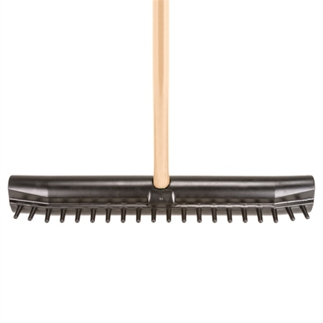 Discontinued - bunker rakes - 18in head w/48in tan handle set/6