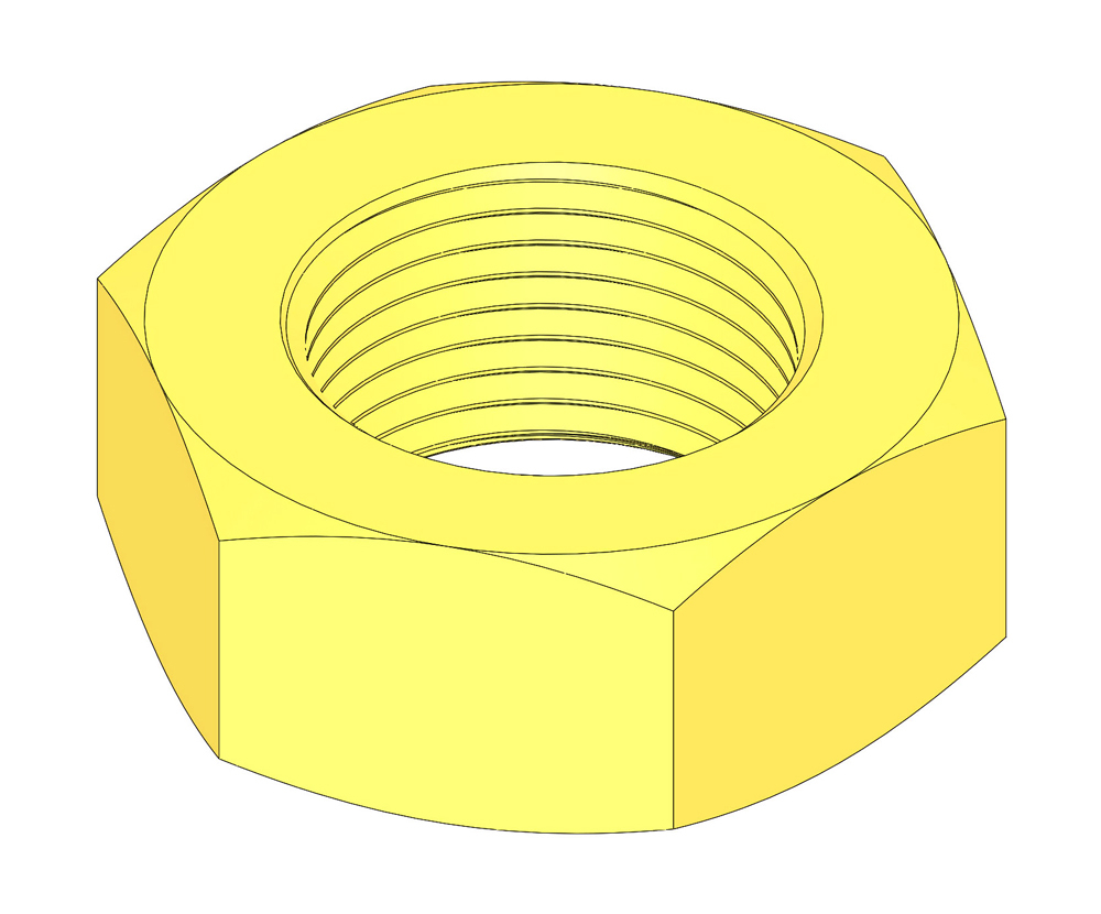 NUT- JAM 1-16 LH