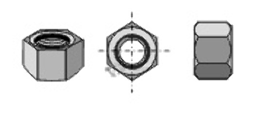 Zeskantmoer m8x1 30-mu8