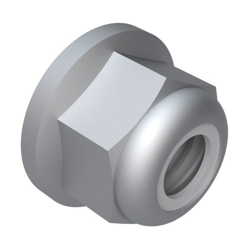 Locknut - 6mm x 1.0 esna flanged