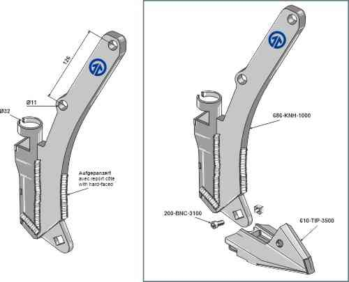 Adapter for seed opener