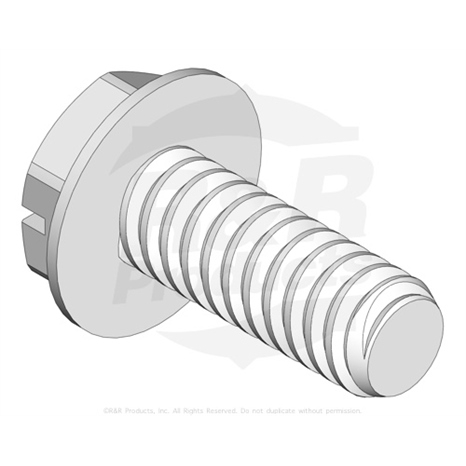 Screw - machine hex washer head