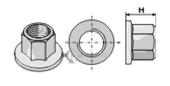 Collar nut - M12x1,75