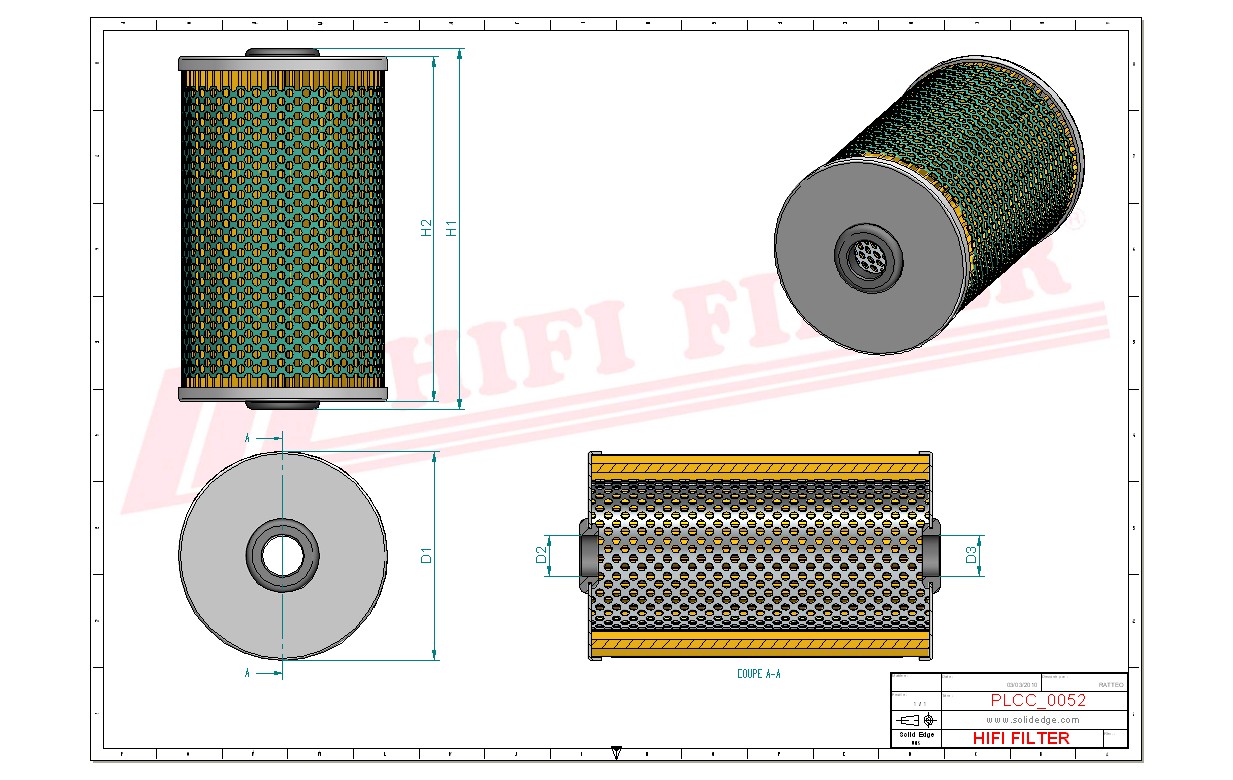 Fuel filter passend voor mann p 718 x