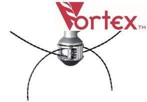 Aluminum Trim Head Vortex Power String (incl. 4 Vortex lines) incl. Hardware