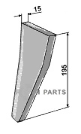 Welding-point fitting for Amazone 6149300