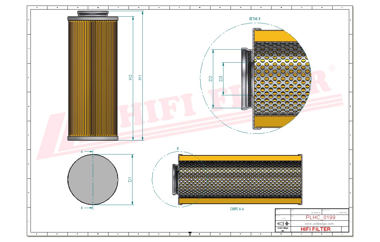 Hydraulic filter passend voor jipap 1309369