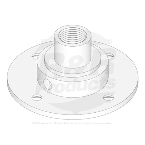 Drive coupling w/pin lh