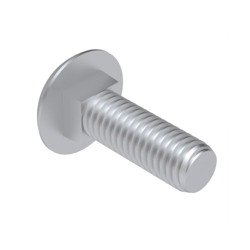 Bolt - carriage m10 x 25 w/nut