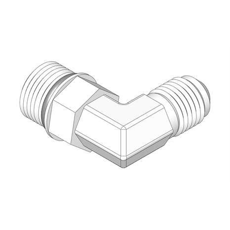 MALE ELBOW - 37 DEG TO O-RING