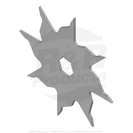 Spiker blade - 10 ga .134 w/hex hol Spiker blade - 10 ga .134 w/hex hol