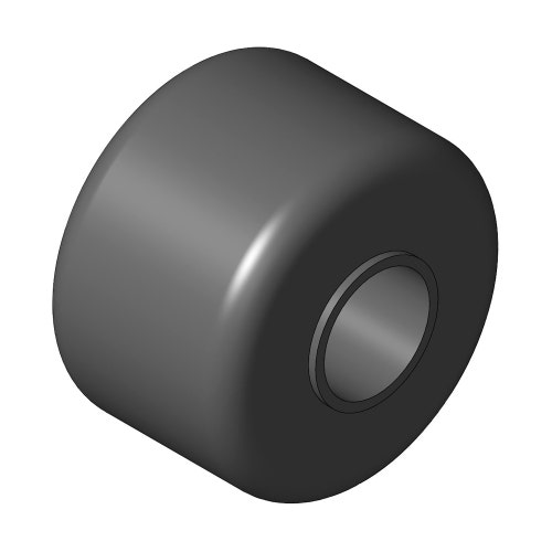 Wheel assy - rear roller
