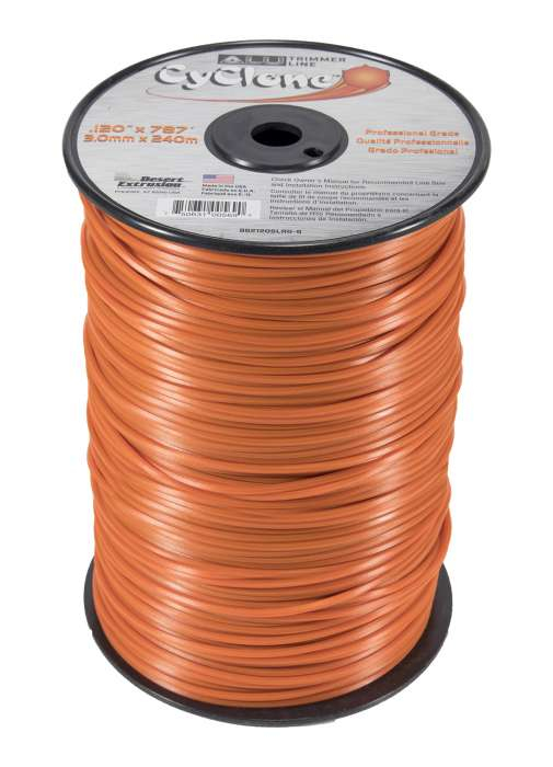 Trimmer line desert cyclone alu - large spool orange .120" / 3,0 mm 787' / 240 m