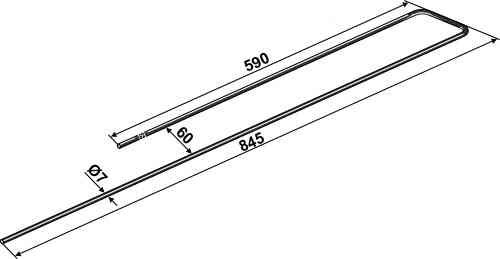 Hay tine fitting for Fransgard 40273